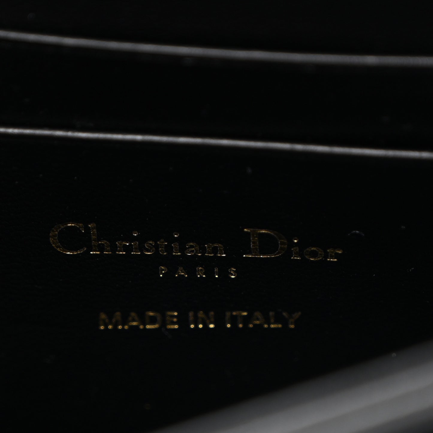 Patent Cannage Mini My Dior Bag Black