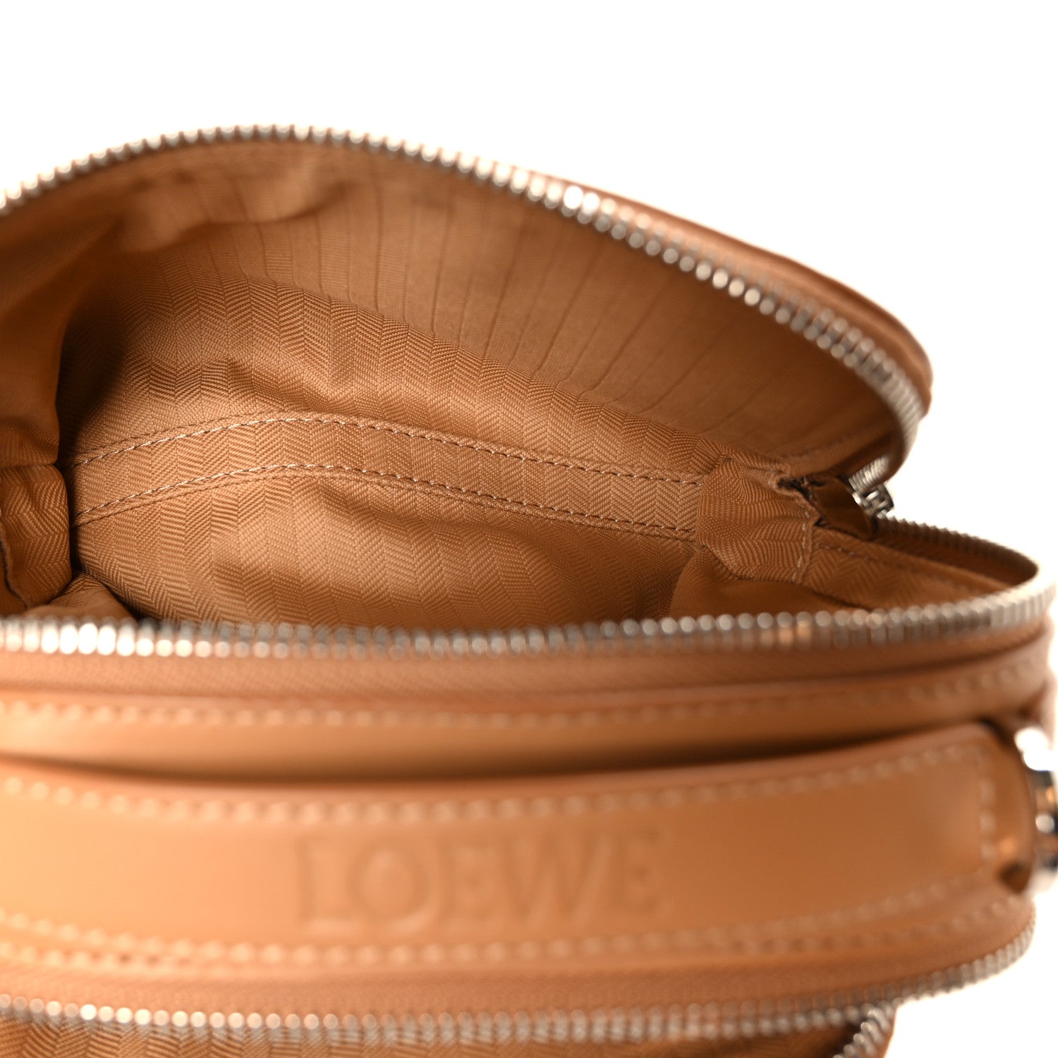 Loewe Satin Calfskin Mini Camera Bag Tan 1904817 – FASHIONPHILE