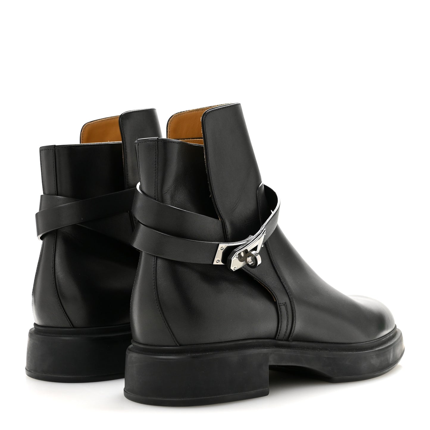 Calfskin Mens Veo Ankle Boots 43 Black