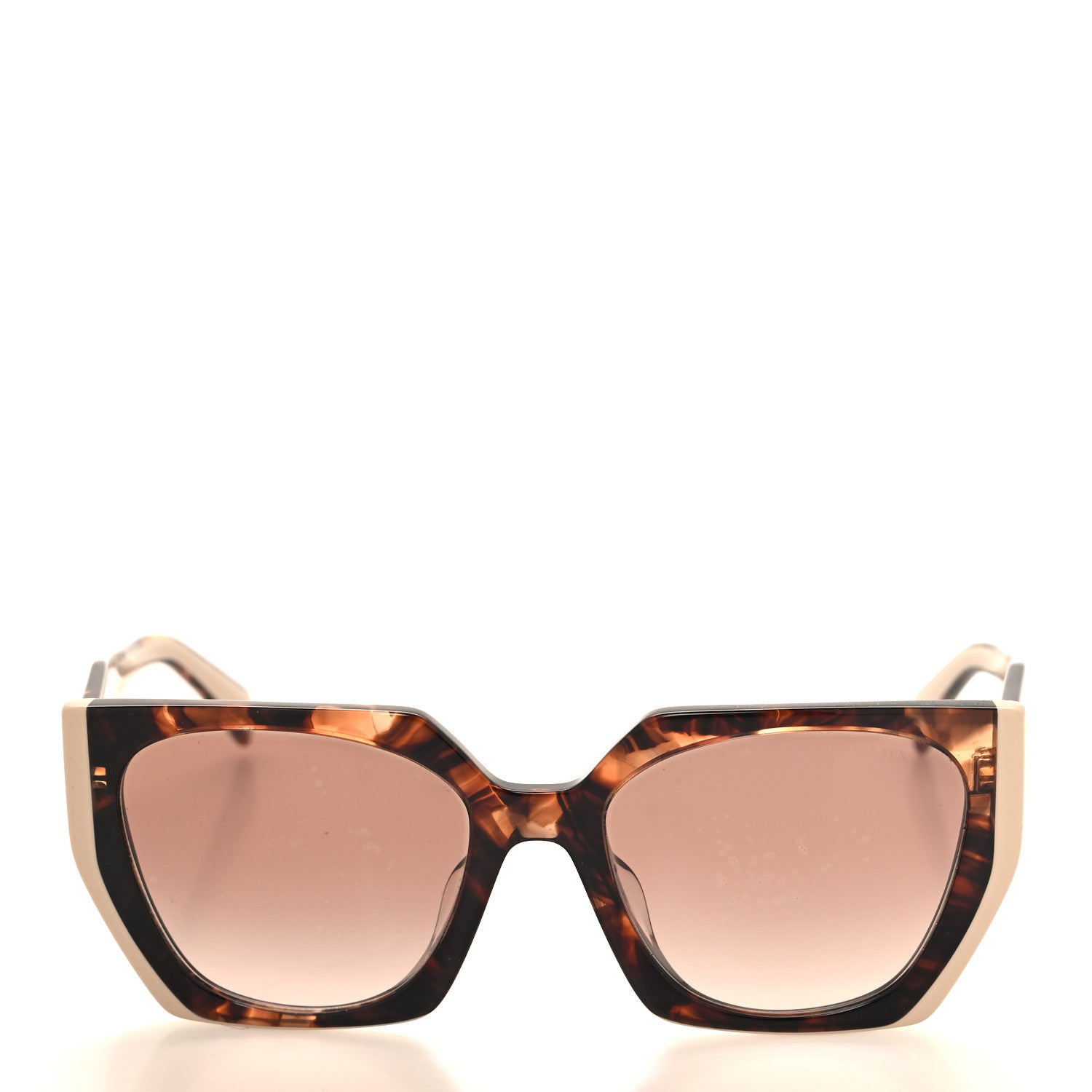 Prada Acetate Sunglasses SPR 15W-F Tortoise Caramel Powder 2 of 6