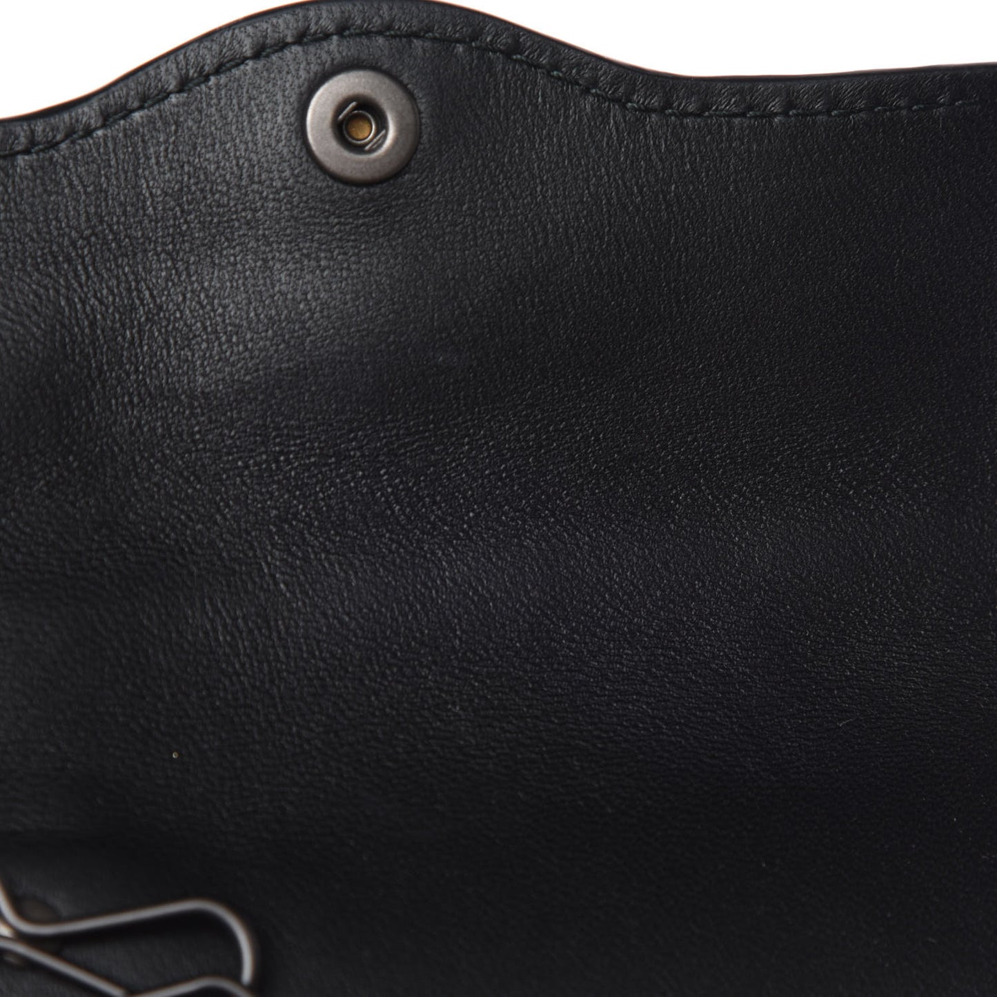 Nappa Intrecciato 6 Key Holder Black