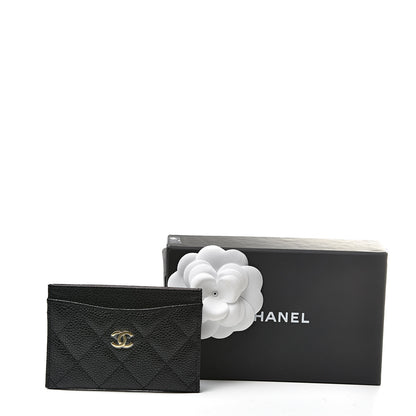 Chanel Caviar Quilted Card Holder Black 9 of 9
