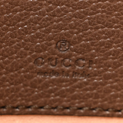 Gucci GG Supreme Monogram Textured Calfskin Web Mini Ophidia Half Moon Hobo Beige Ebony New Acero 6 of 10