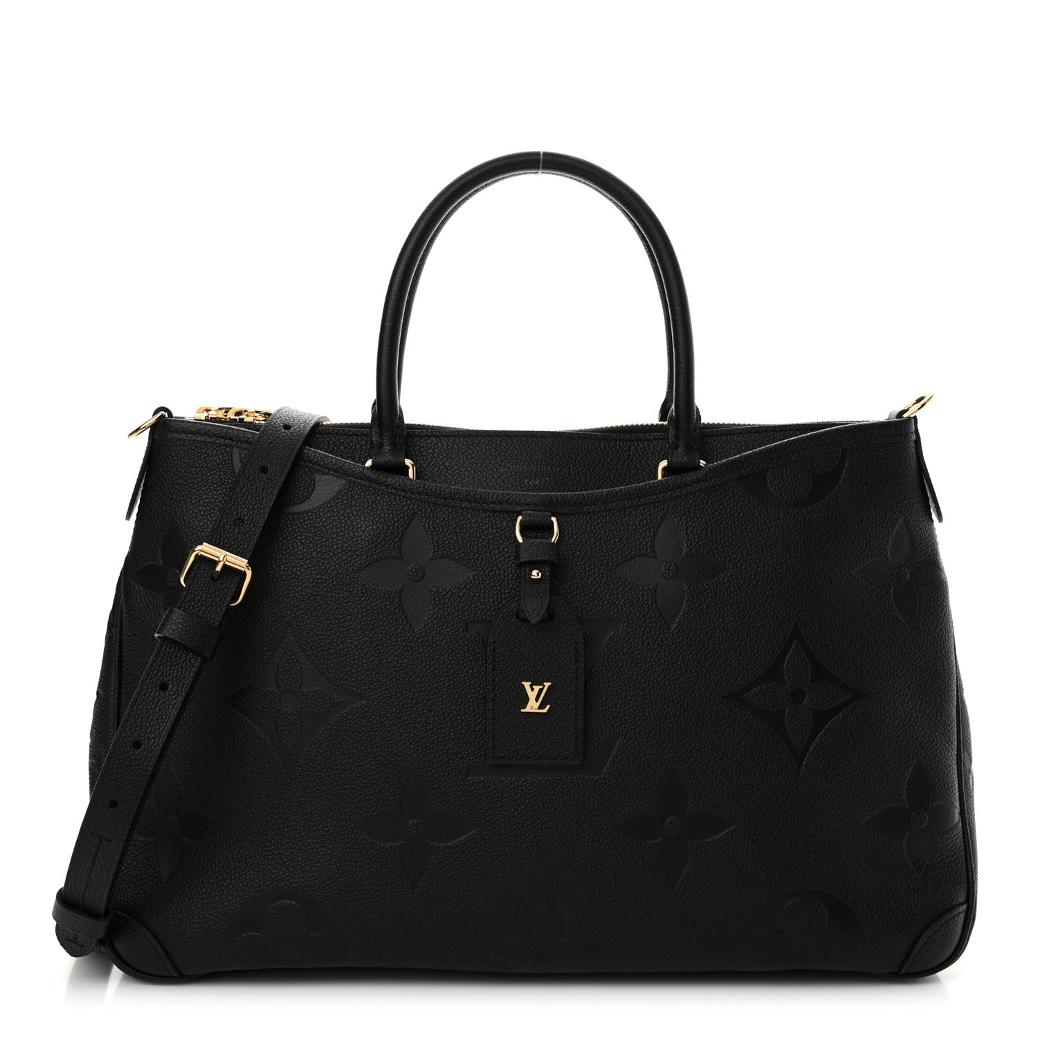 Louis Vuitton Empreinte Monogram Giant Trianon MM Black 1 of 9