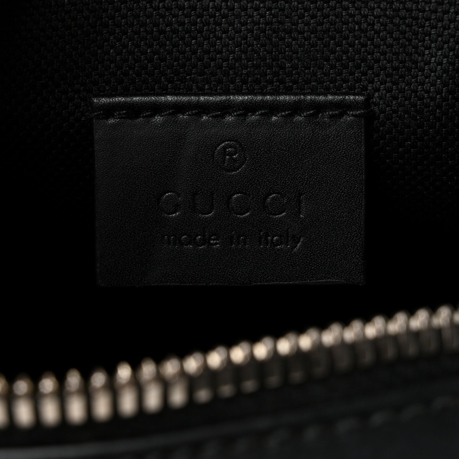 Gucci GG Supreme Monogram Appia Calfskin Web Small Camera Messenger Bag Black Grey 6 of 11