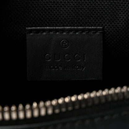 Gucci GG Supreme Monogram Appia Calfskin Web Small Camera Messenger Bag Black Grey 6 of 11