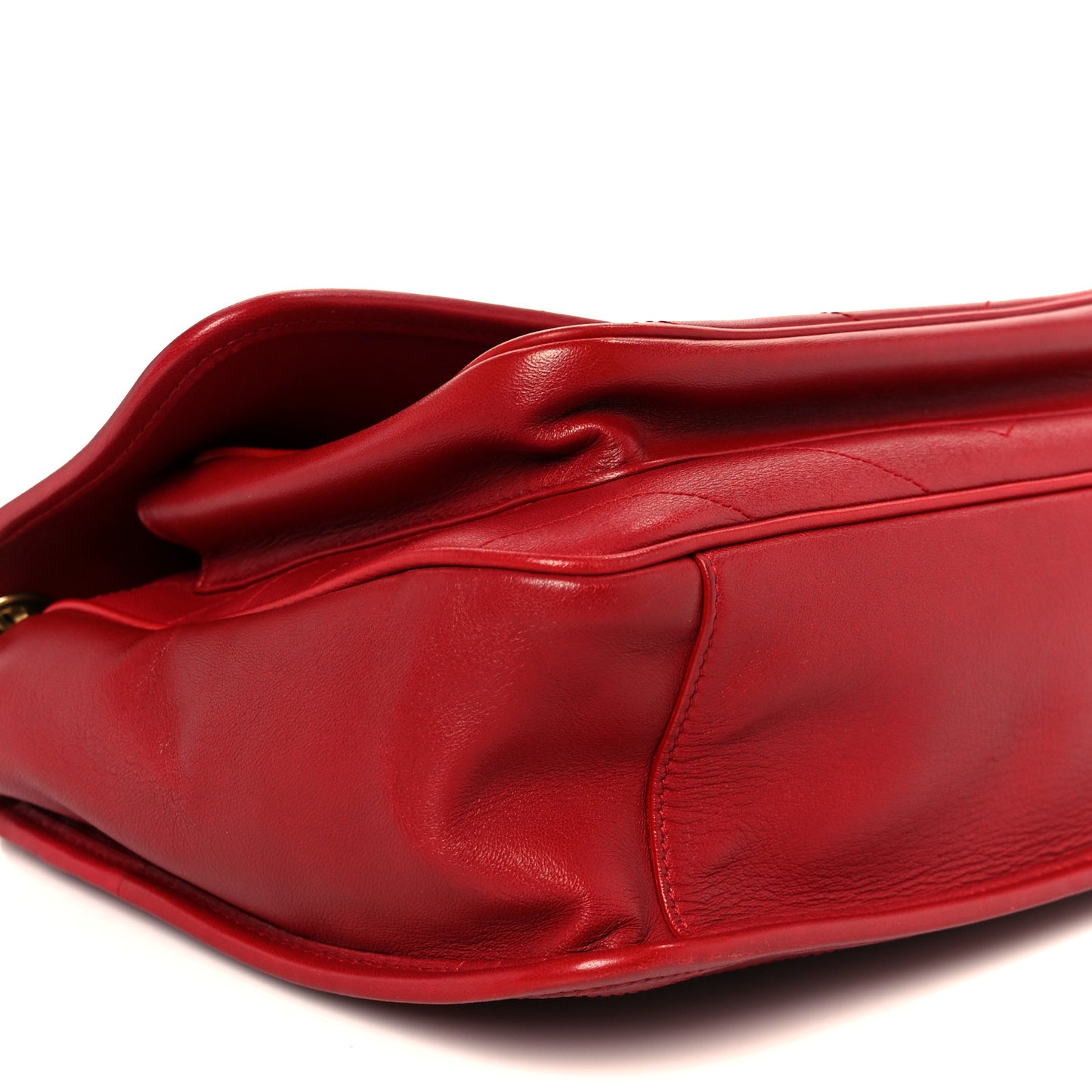 Lambskin Matelasse Monogram Medium Niki Chain Satchel Rouge Eros