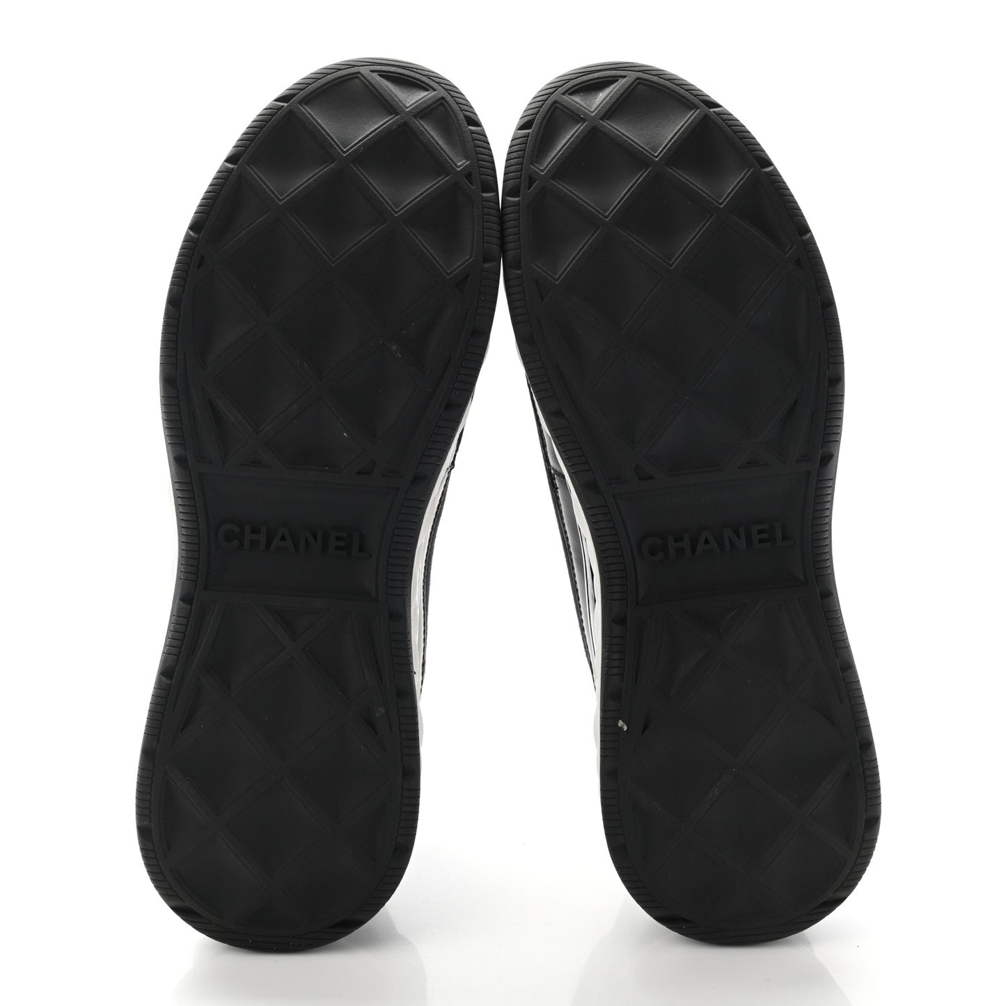 Velvet Calfskin Mixed Fibers CC Sneakers 39 Black