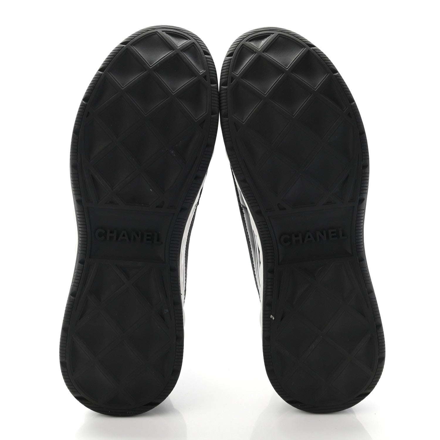 Chanel Velvet Calfskin Mixed Fibers CC Sneakers 39 Black 5 of 9