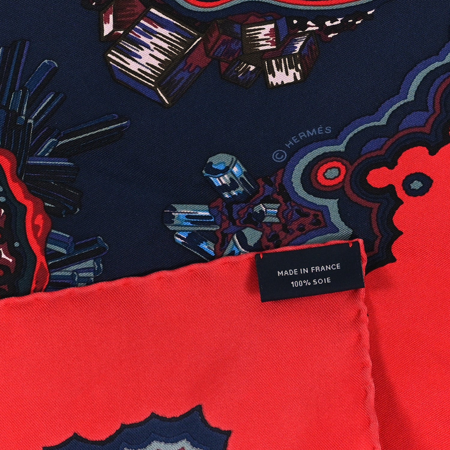 Hermes Silk Pierres Et Cristaux Scarf 90 3 of 3