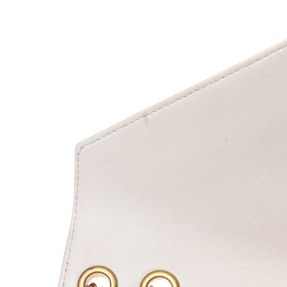 Chanel Lambskin Reversed Chevron Quilted Flap White 15 of 15