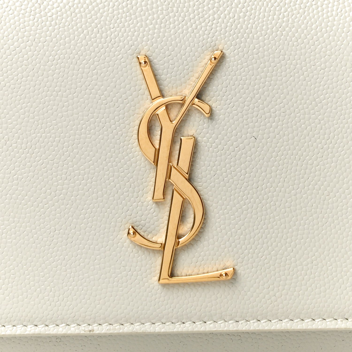 Saint Laurent Grain De Poudre Monogram Kate Belt Bag Crema Soft 6 of 12