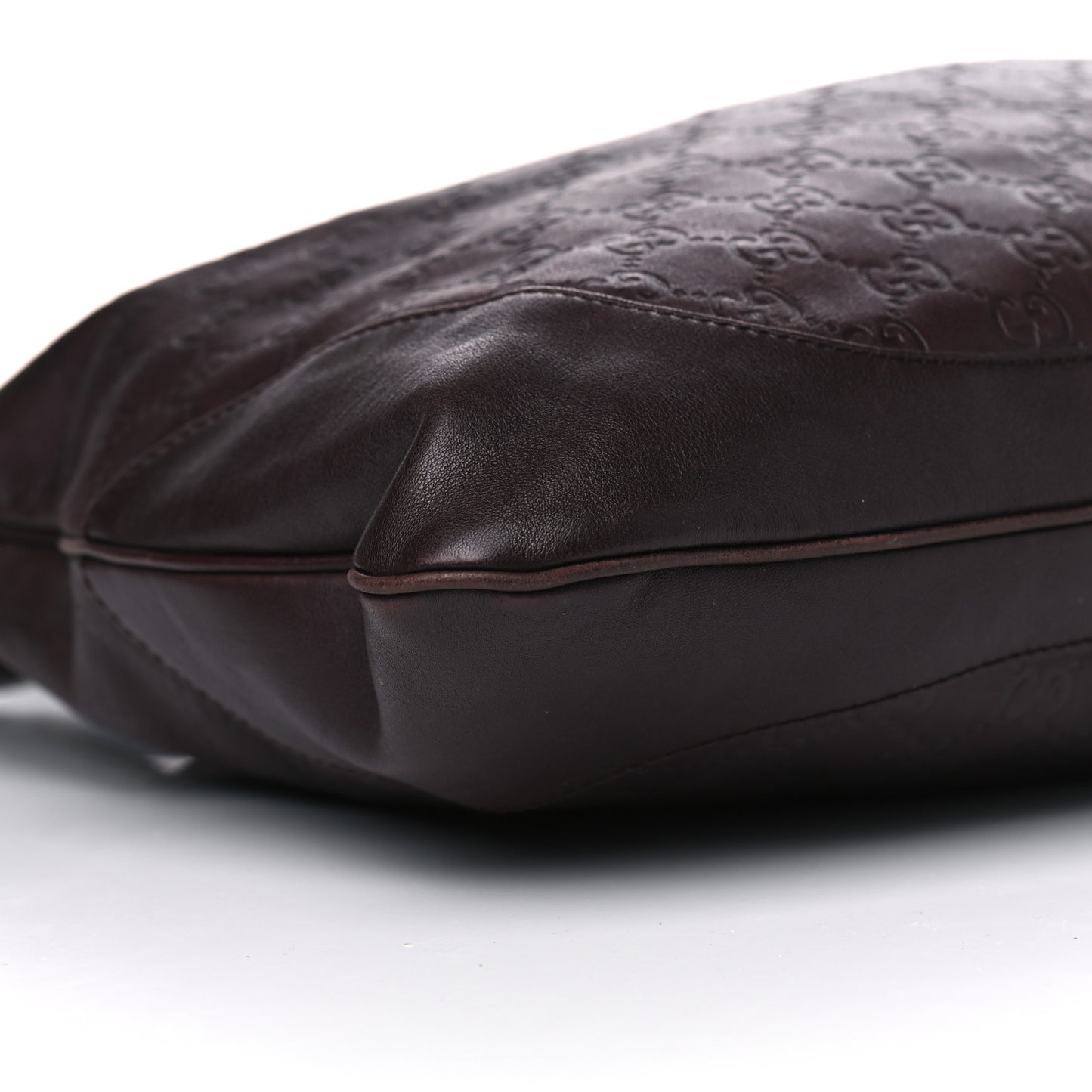 Guccissima Large Jackie O Bouvier Hobo Chocolate