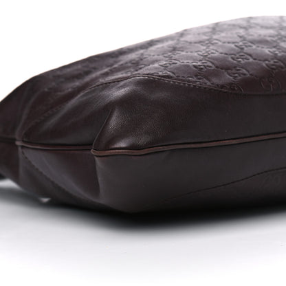 Gucci Guccissima Large Jackie O Bouvier Hobo Chocolate 6 of 7