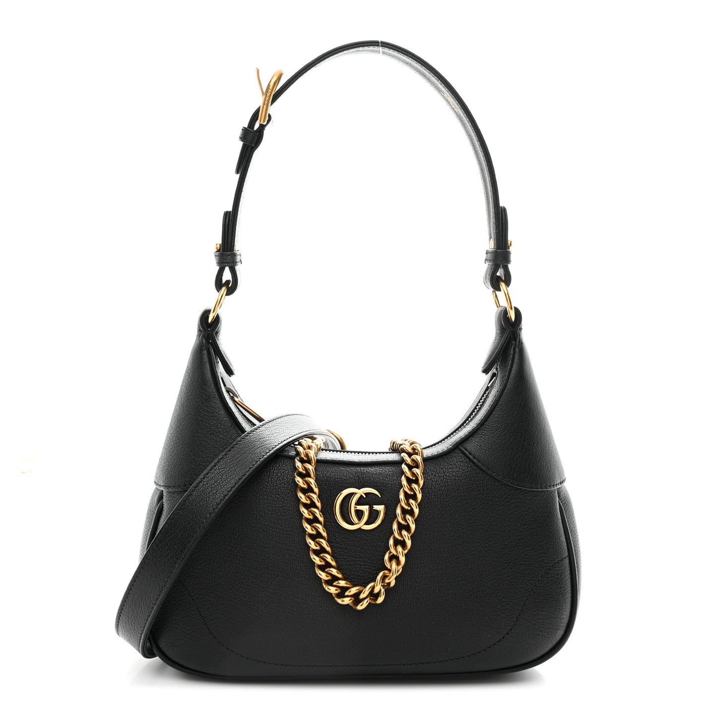Goatskin Small Aphrodite Shoulder Bag Black