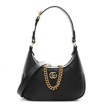 Gucci Goatskin Small Aphrodite Shoulder Bag Black 1 of 12