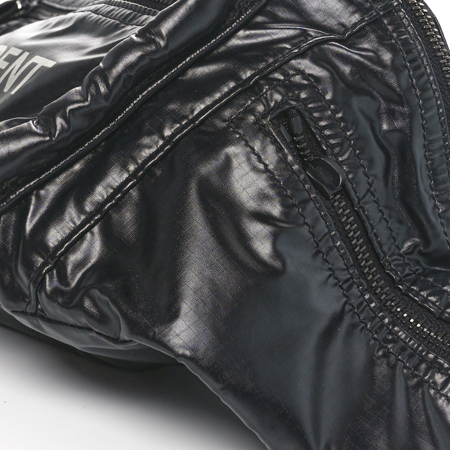 Saint Laurent Nylon Logo Nuxx Body Belt Bag Black 9 of 10