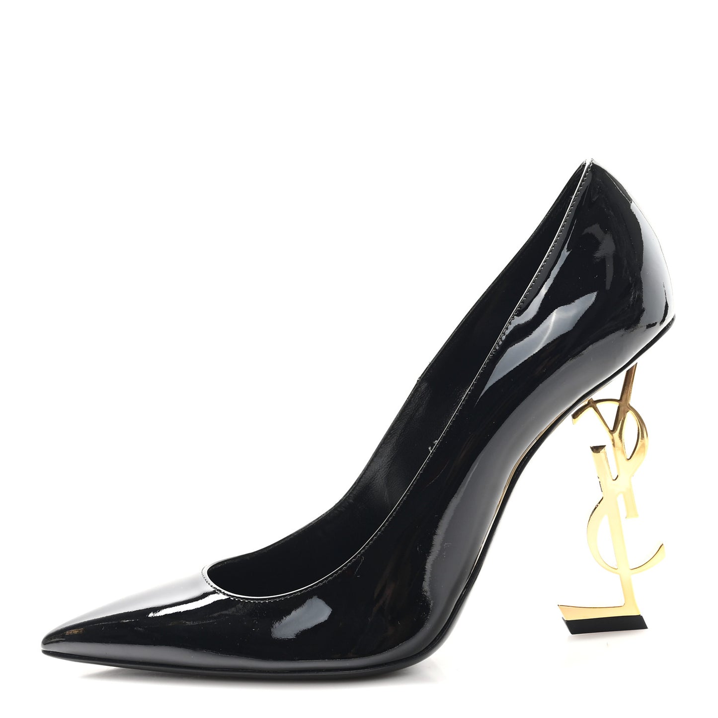 Patent Opyum 110 Pumps  39.5 Black Gold