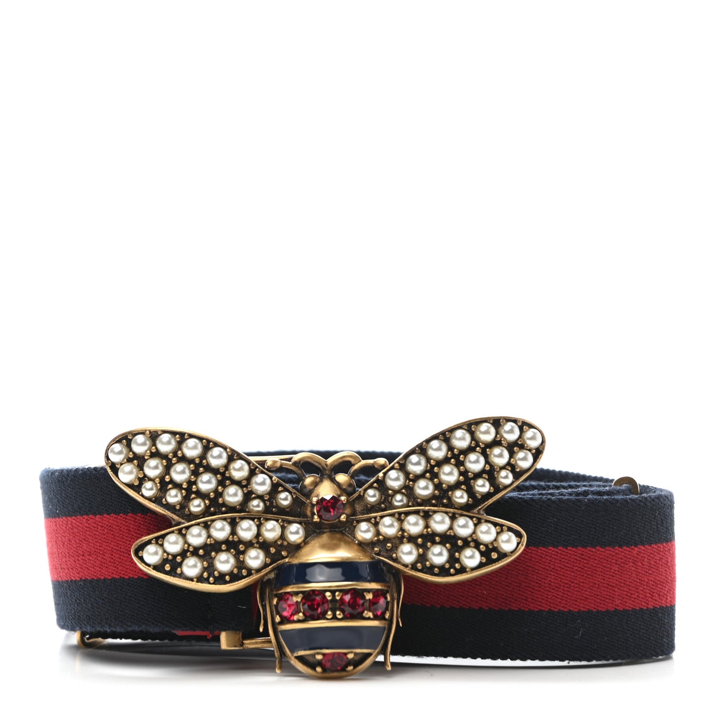 Web Queen Margaret Bee Belt 75 30 Red Navy