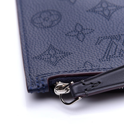 Louis Vuitton Mahina Girolata Zipped Pocket Marine 8 of 8