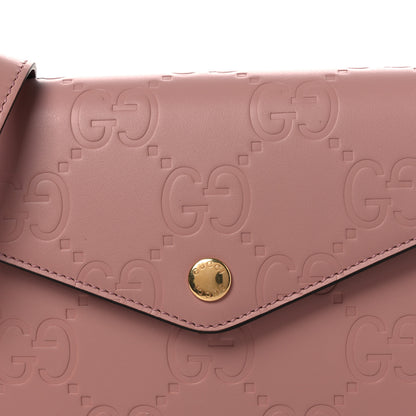 Gucci Calfskin GG Super Mini Shoulder Bag Pink 8 of 11