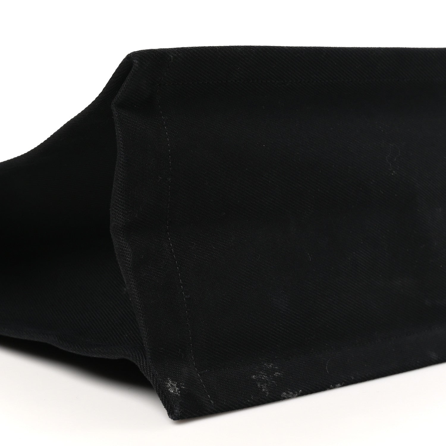 Saint Laurent Linen Calfskin Rive Gauche Tote Black 9 of 10