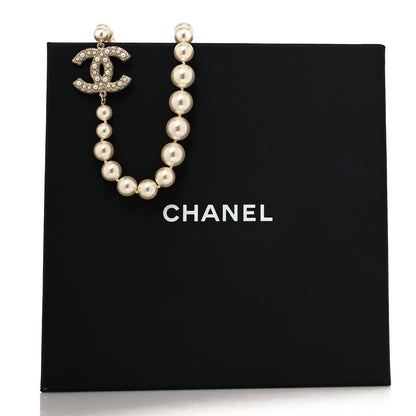 Chanel Pearl CC 100th Anniversary Necklace Light Gold 6 of 6