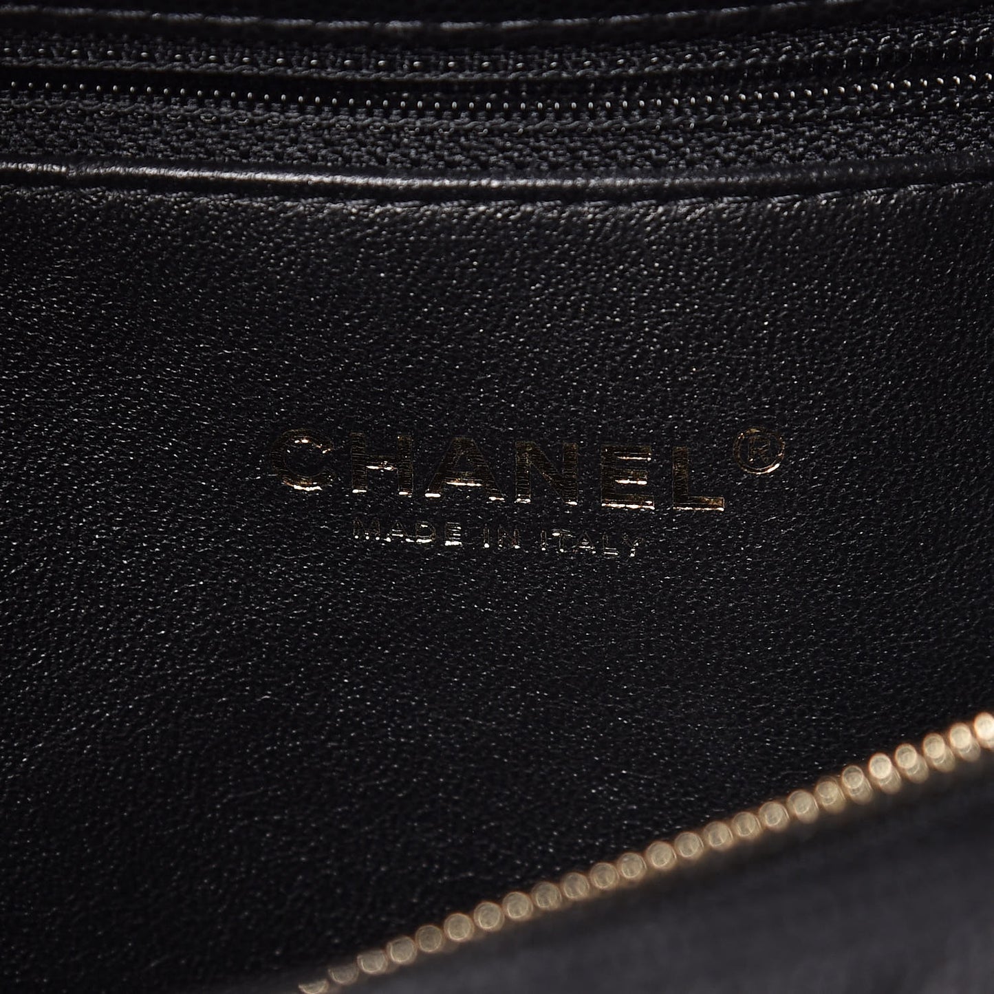 Caviar Lizard Quilted Medium Coco Handle Flap Black