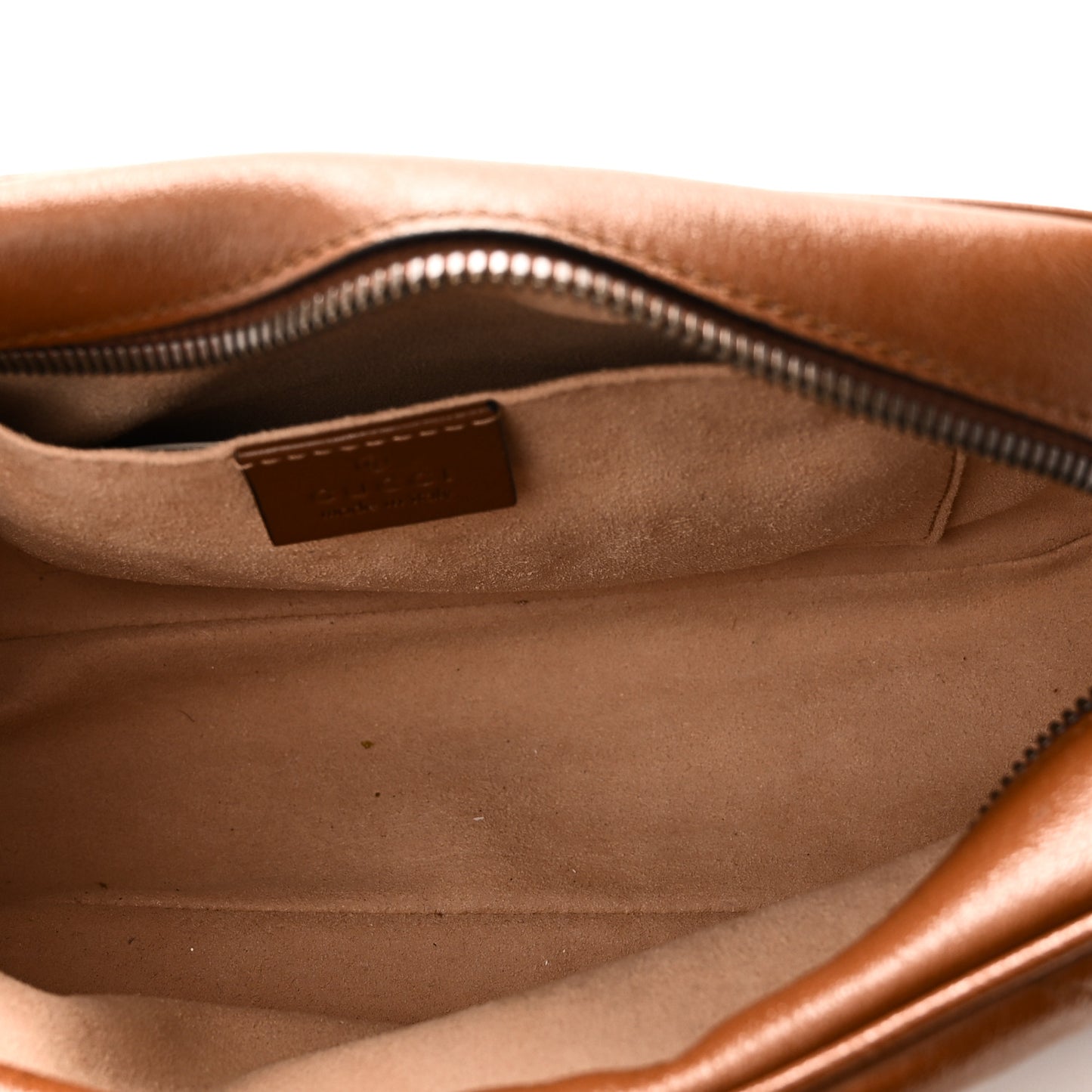 Glazed Calfskin Matelasse Diagonal Small GG Marmont Chain Shoulder Bag Cuir