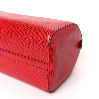 Louis Vuitton Epi Speedy 30 Castillan Red 8 of 8