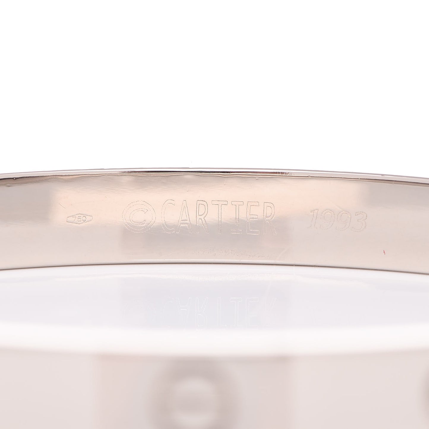 18K White Gold LOVE Bracelet 18