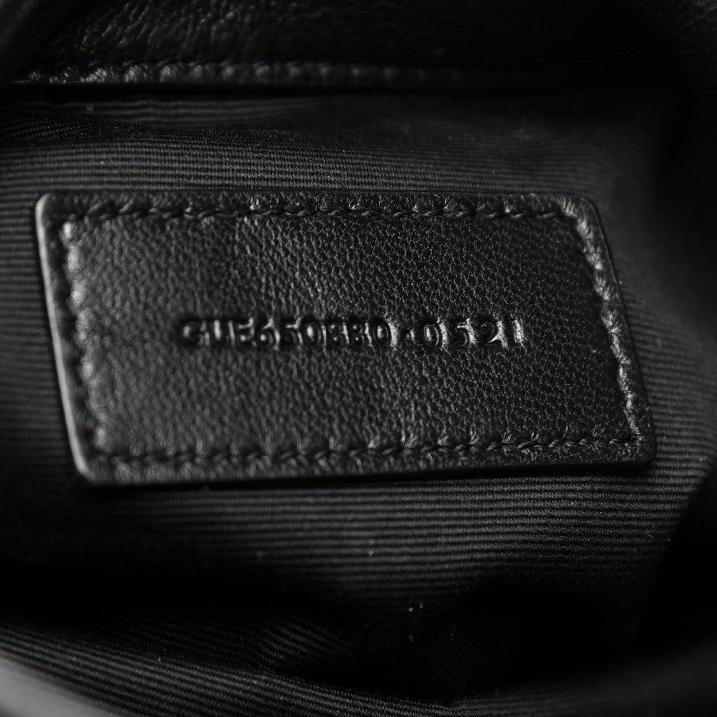 Lambskin Monogram Loulou Puffer Pouch Clutch Black