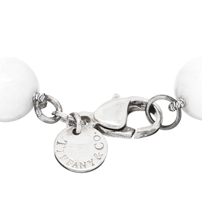 Tiffany Sterling Silver Dolomite Bead Toggle Bracelet 3 of 5