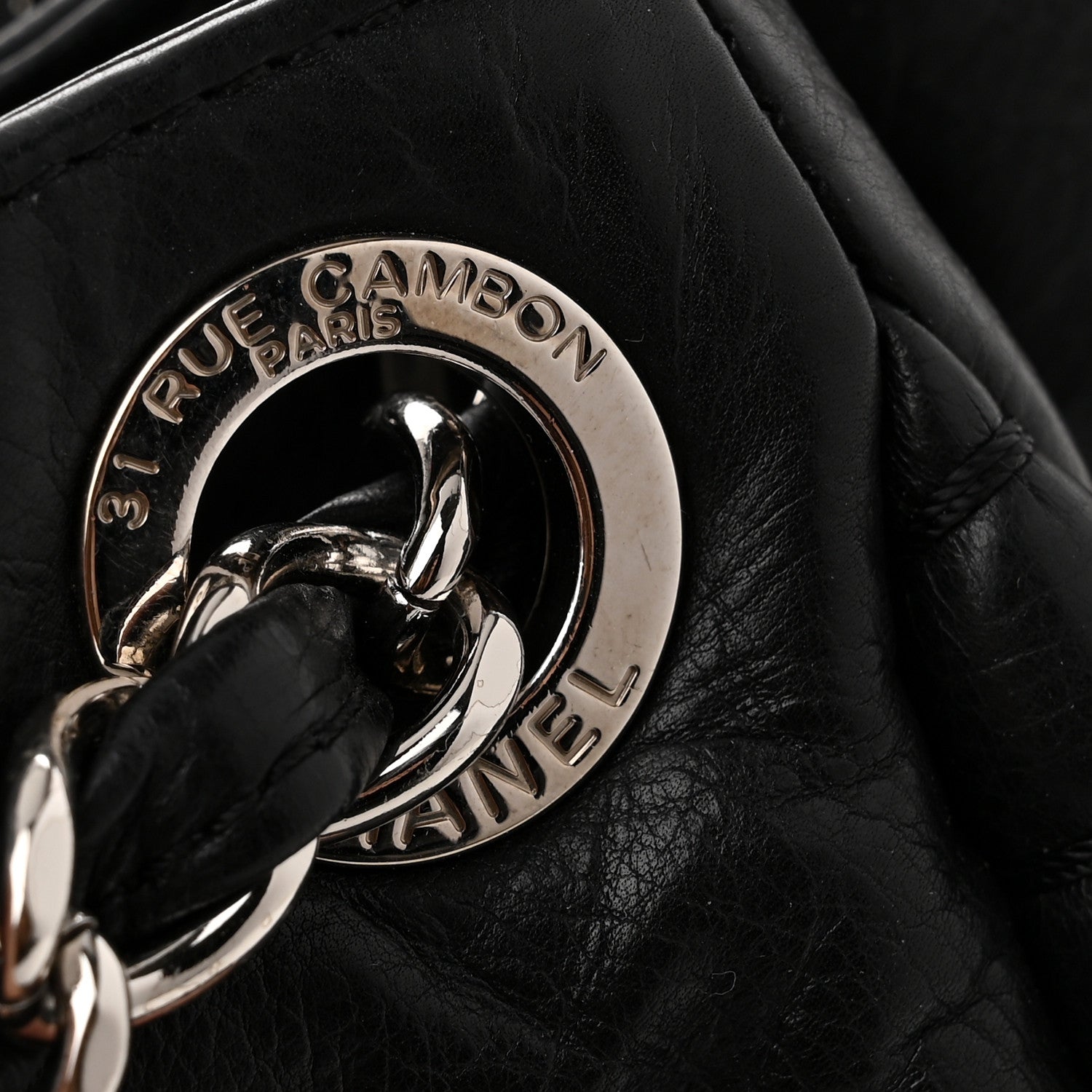 Chanel Calfskin On the Bund Open Accordion Tote Black 12 of 13