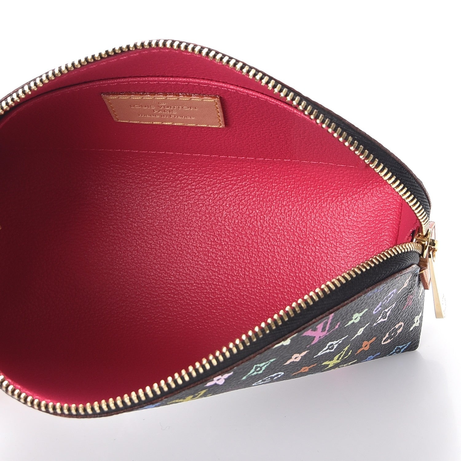 Louis Vuitton Monogram Multicolor Cosmetic Pouch Black Grenade 5 of 7