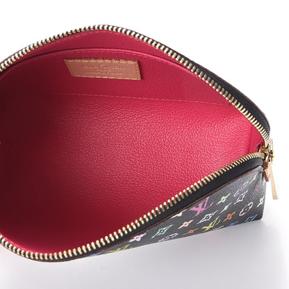 Louis Vuitton Monogram Multicolor Cosmetic Pouch Black Grenade 5 of 7