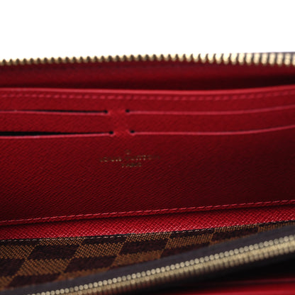 Louis Vuitton Damier Ebene Clemence Wallet Cherry 5 of 7
