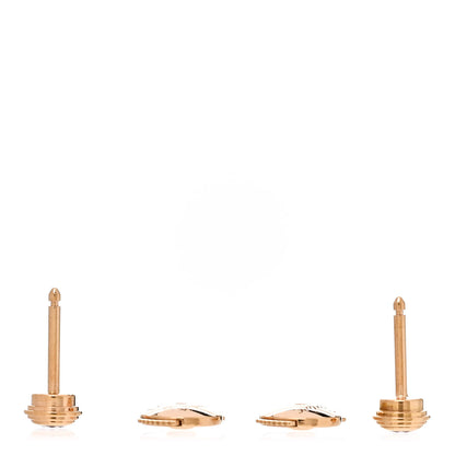 Cartier 18K Yellow Gold Diamond MM D'Amour Earrings 3 of 5