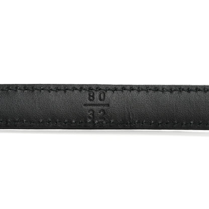 Chanel Calfskin Quilted CC Belt 80 32 Black 6 of 7