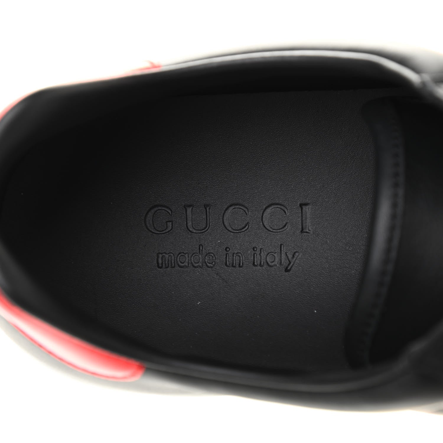 Gucci Calfskin Kingsnake Mens Ace Sneakers 6 Black Multicolor 6 of 7