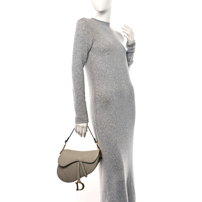 Christian Dior Grained Calfskin Saddle Bag Sand 2 of 10
