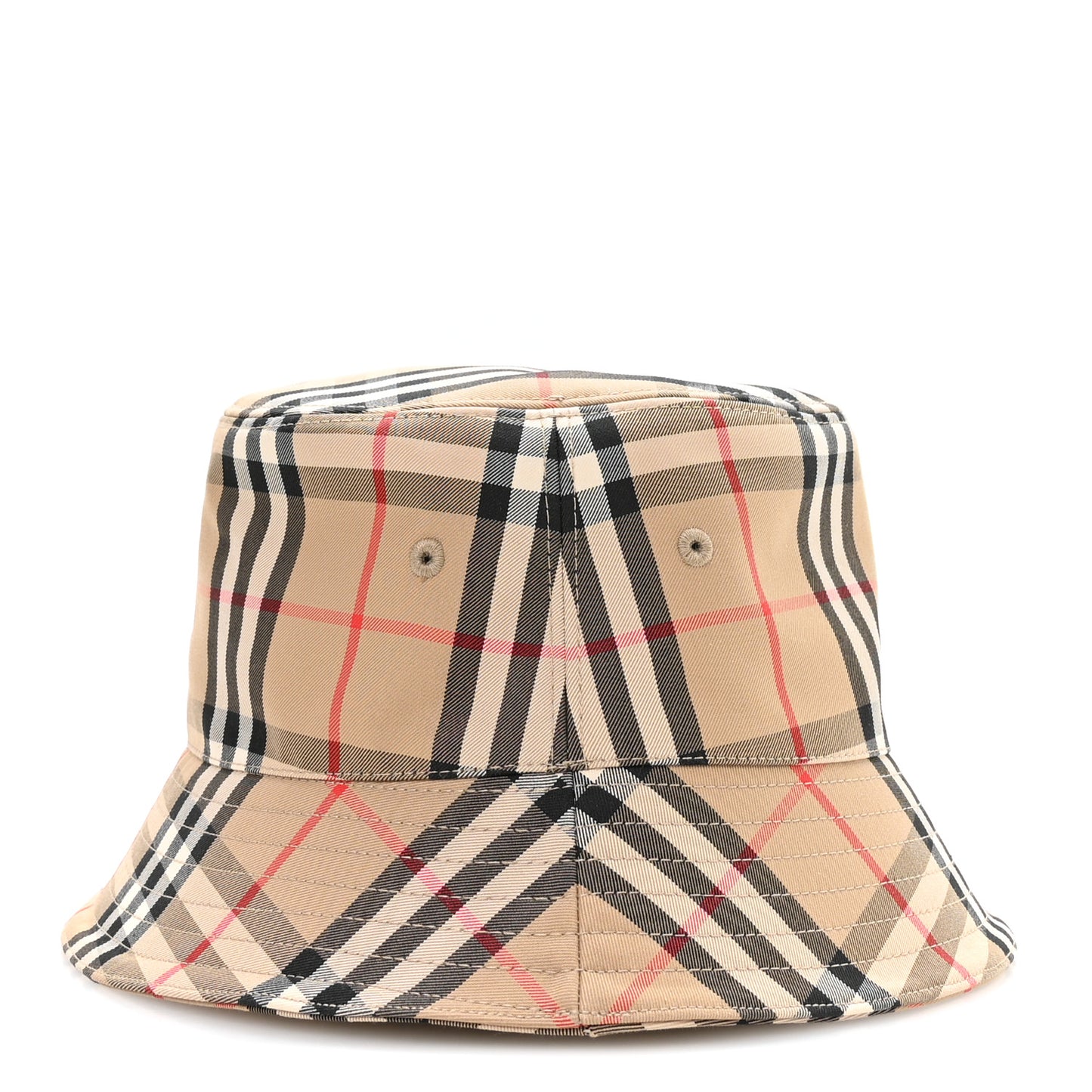 Technical Cotton Vintage Check Bucket Hat M Archive Beige