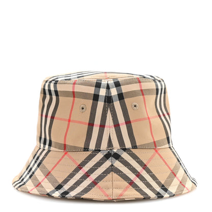 Burberry Technical Cotton Vintage Check Bucket Hat M Archive Beige 4 of 9