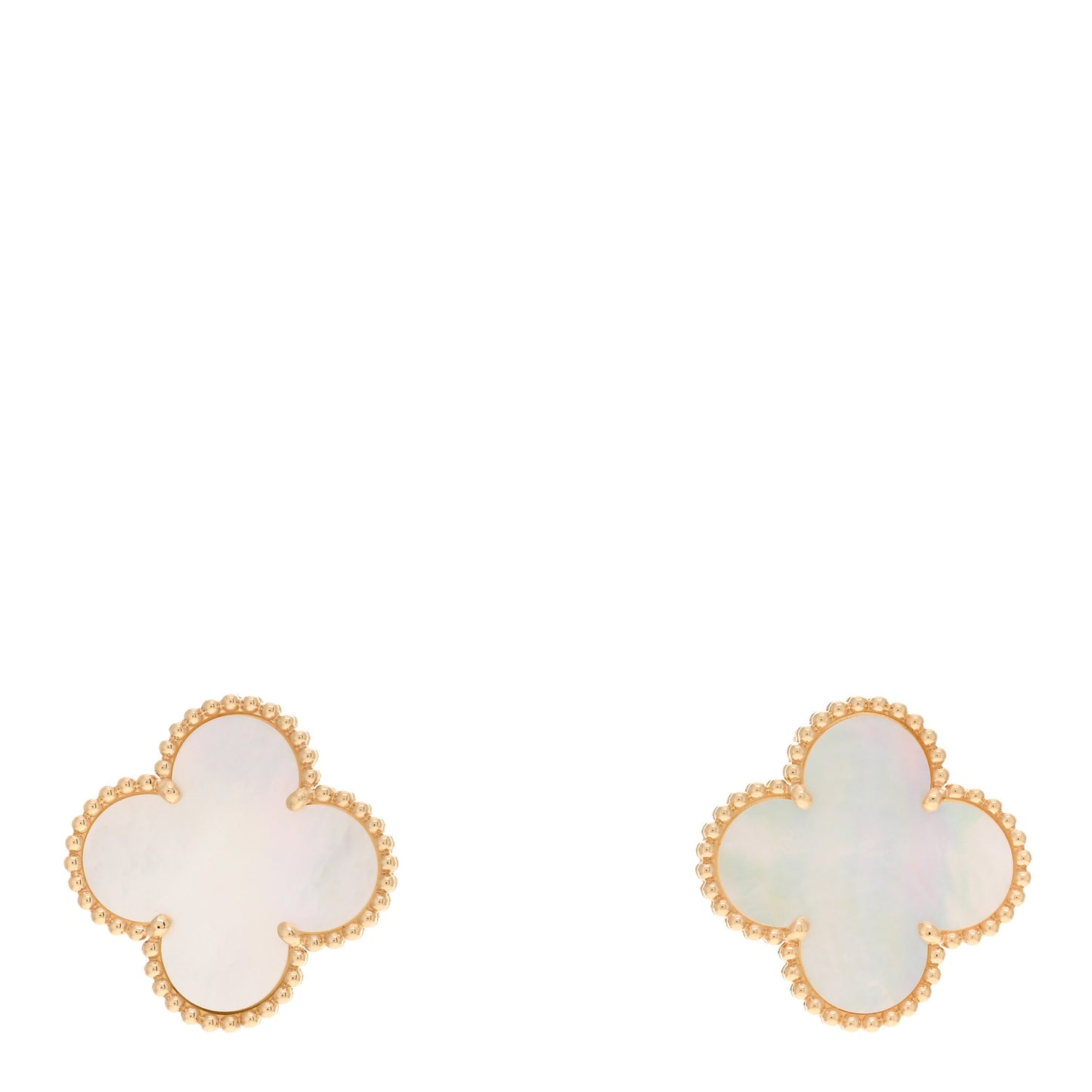18K Yellow Gold Mother of Pearl Magic Alhambra Earrings