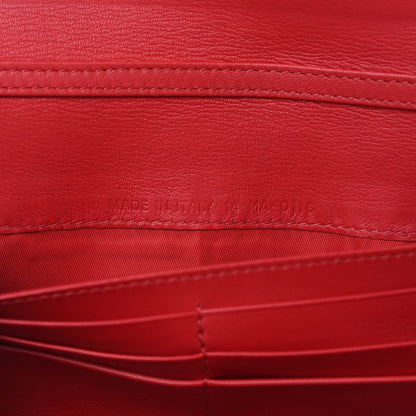 Christian Dior Patent Cannage Miss Dior Chain Wallet Red 7 of 12