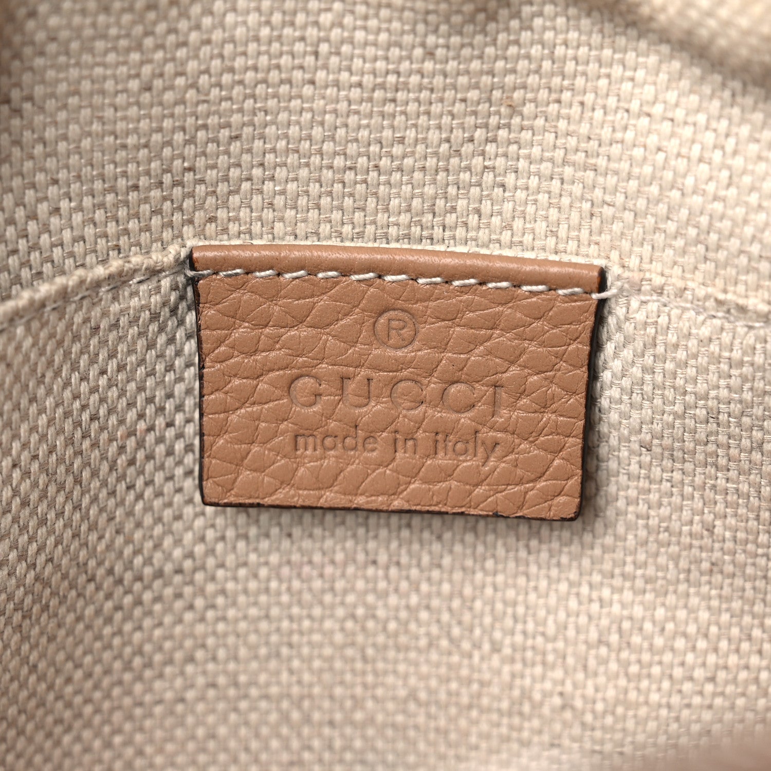 Gucci Pebbled Calfskin Small Soho Disco Bag Rose Beige 6 of 12
