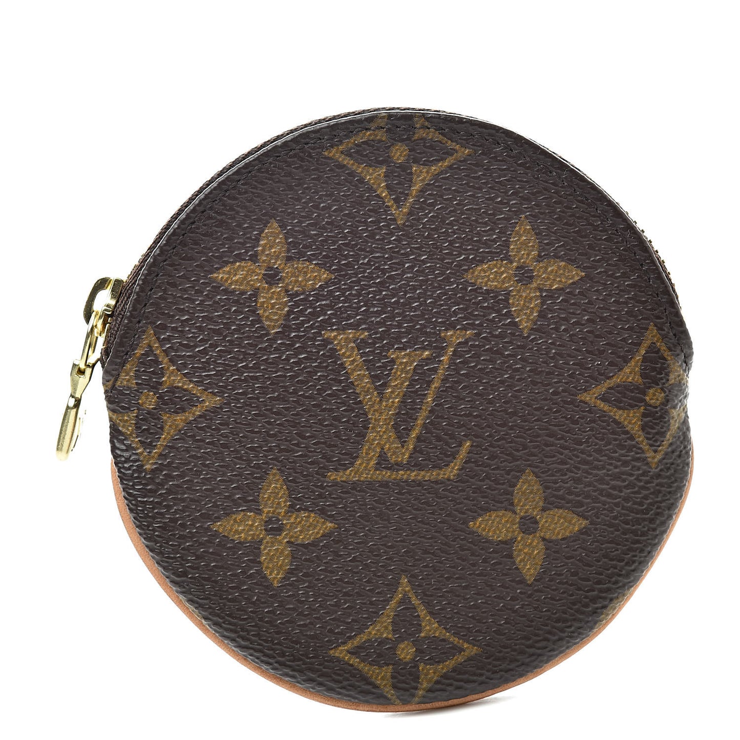 Monogram Round Coin Purse