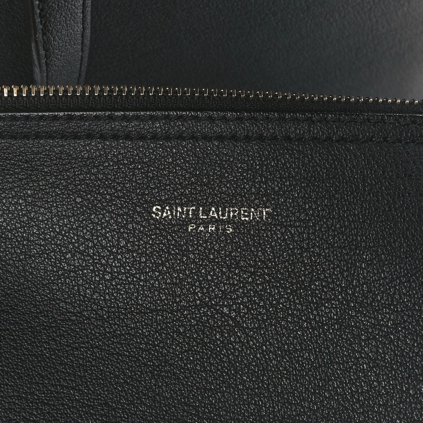 Calfskin Large Shopping Tote Black