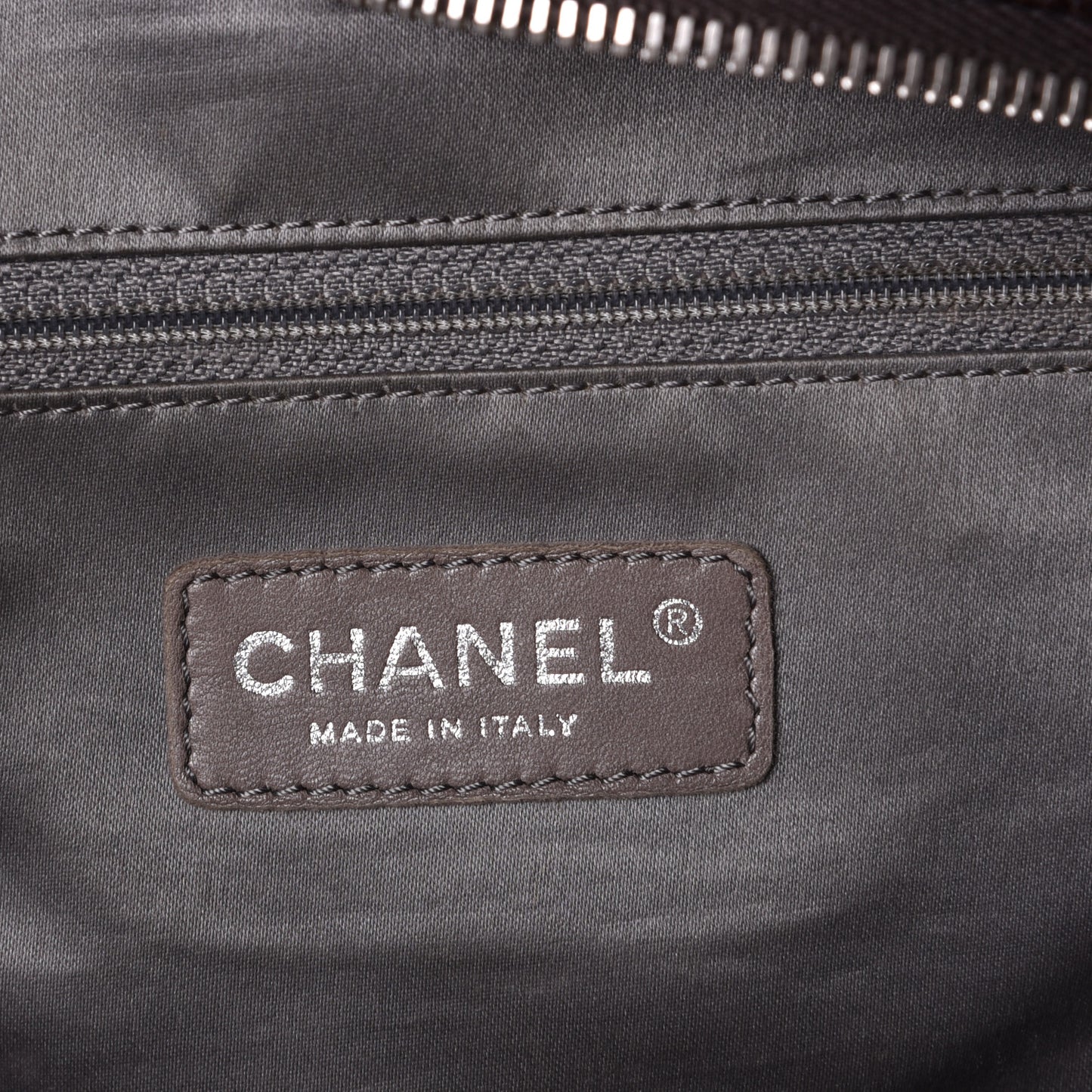 Glazed Caviar Pocket In The City Tote Brown
