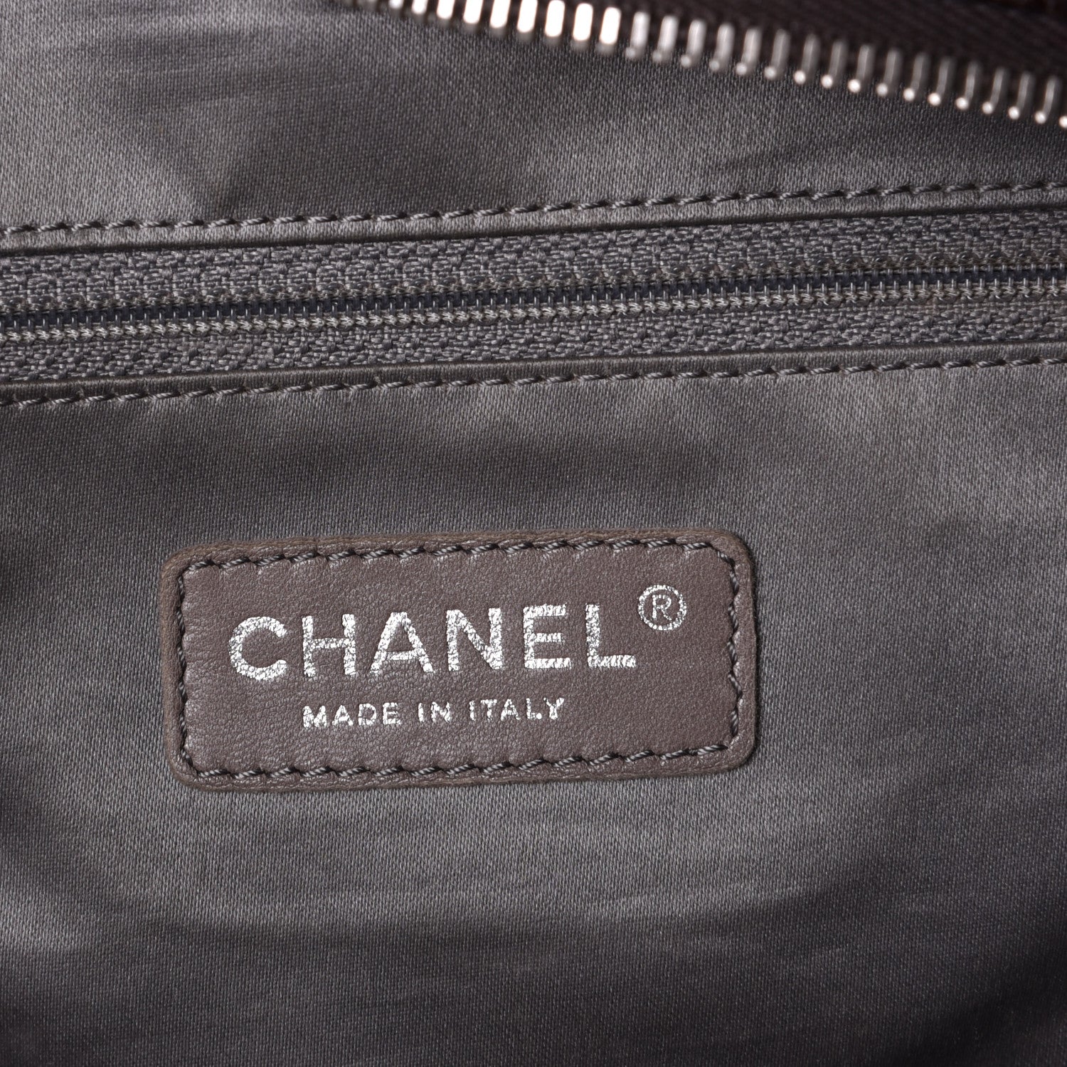 Chanel Glazed Caviar Pocket In The City Tote Brown 5 of 5